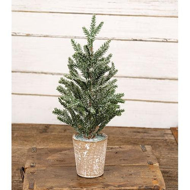 Frosted Pine Tree Large - The Fox Decor